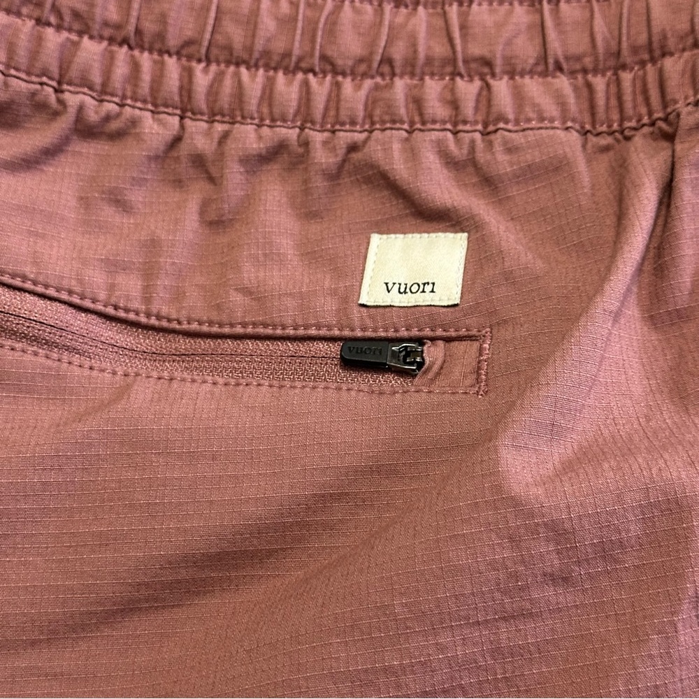 Vuori Women’s Set Of NEW Mauve Vintage Ripstop Short & Blue Sleeveless Tee Sz.M - Picture 7 of 12